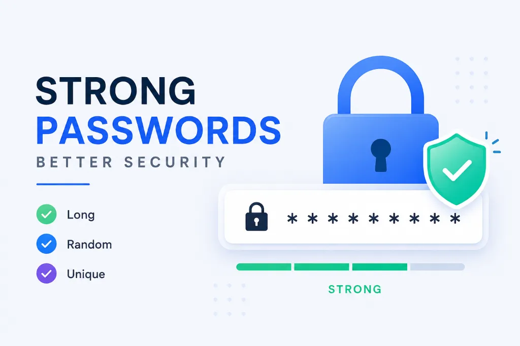 How to generate strong passwords that are difficult to guess